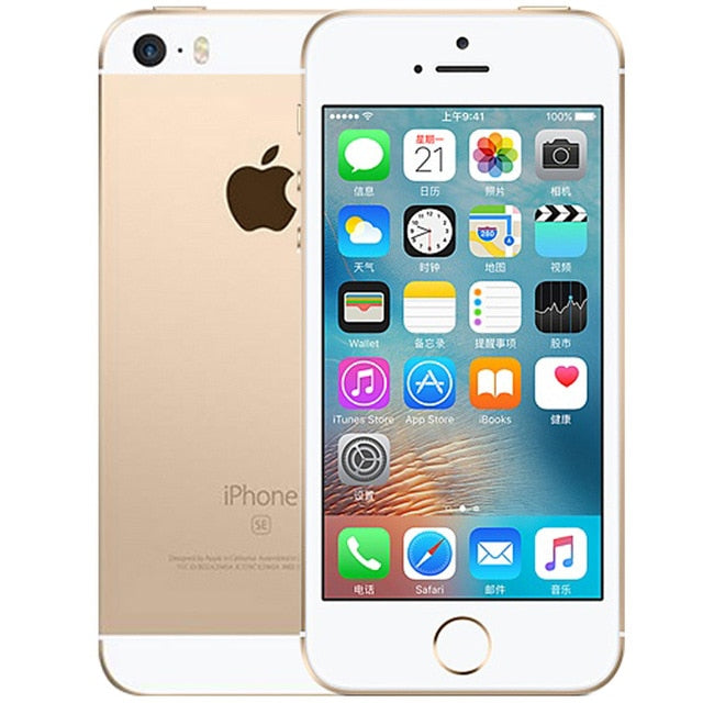 Original Unlocked Apple iPhone SE 4G LTE Mobile Phone iOS Touch ID Chip A9 Dual Core 2G RAM 16/64GB ROM 4.0