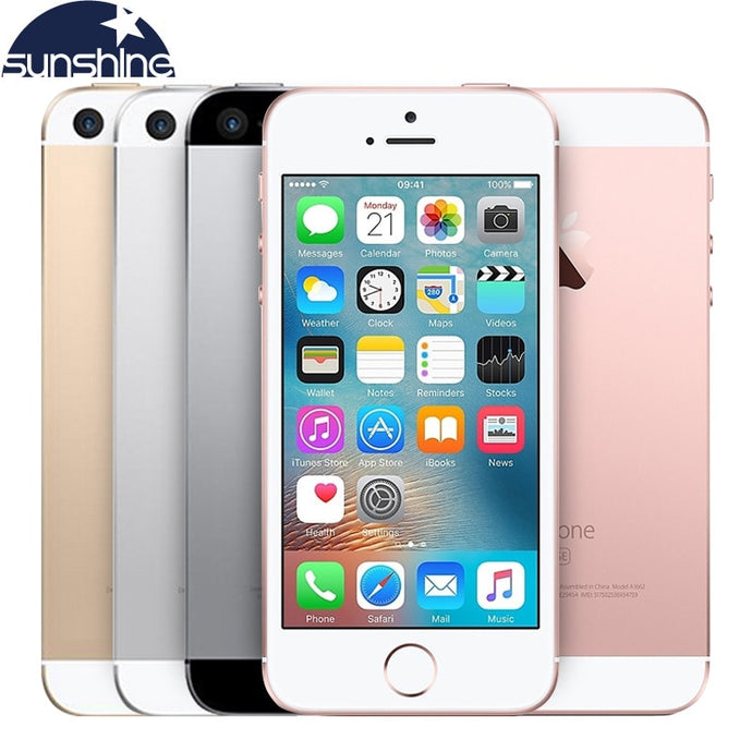 Original Unlocked Apple iPhone SE 4G LTE Mobile Phone iOS Touch ID Chip A9 Dual Core 2G RAM 16/64GB ROM 4.0